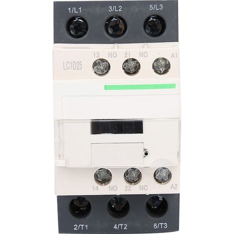 LC1-D NEW Electric 50/60Hz 3 Poles Coil AC Contactor 220V 25A (1/5)