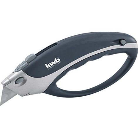 Cuchillo para alfombras kwb 013400 mango cerrado cambio hoja