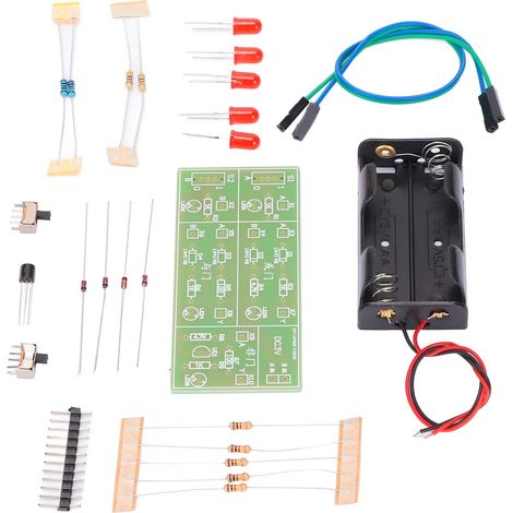 Kit de circuit à composants discrets pour formation expérimentale, porte logique analogique ABS résistant à l'usure, kit électronique DIY (1/5)