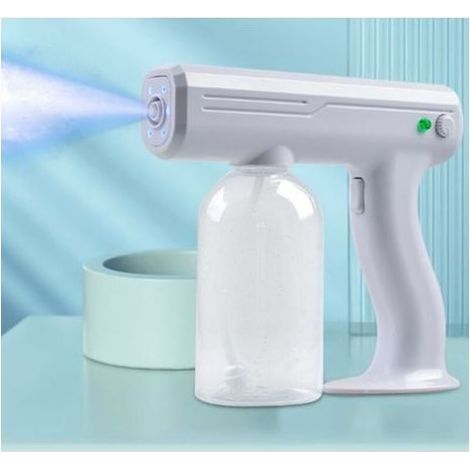 Pulverizador desinfectante de vapor, atomizador portátil recargable nano de 800 ml con niebla silenciosa ajustable para el hogar, la oficina, la escuela o el jardín (800 ml) 20,5 x 7 x 18 cm (1/5)