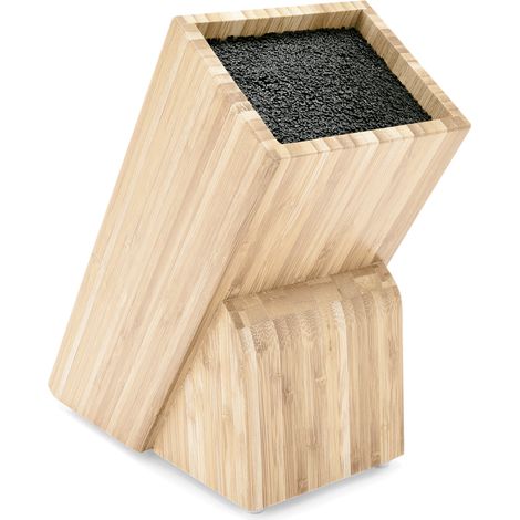 Couteau bloc en Bambou L 250 mm l 250 mm H 122 mm - Was Germany