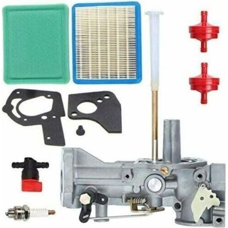 Carburateur de rechange pour moteur Briggs & Stratton 5CV – Remplace références 498298, 692784, 495951 – Filtre à air inclus – Compatible aspirateur Yard (1/5)