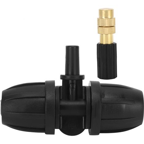 Lot de 10 buses de brumisation réglables de 6 mm avec raccord en T - Accessoires de jardin (1/5)