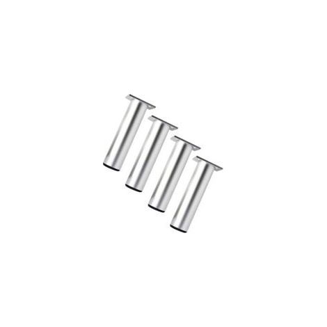 4 verstellbare Füße, 15 cm hoch, dickere Schrankfüße, Tischfüße, Möbelfüße, Möbelfüße aus Aluminiumlegierung, höhenverstellbar von 0 bis 15 mm, inklusive Stahlplatte (1/5)