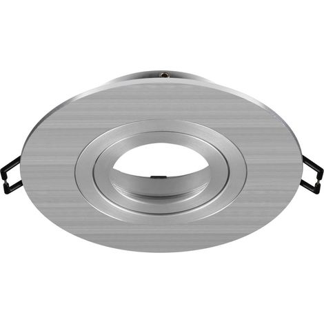 Collerette spot encastré NEW TRIA® 75 XL intérieur rond orientable alu - SLV - 1007632 (1/3)