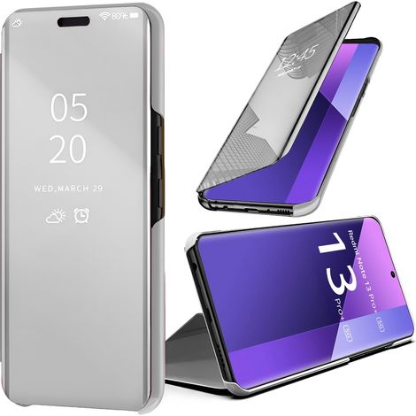 Custodia per Xiaomi Redmi Note 13 Pro+, trasparente, argento (1/2)
