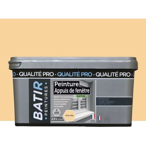 Peinture Appuis de fenêtres BÂTIR Ocre clair 2,5 L (1/2)