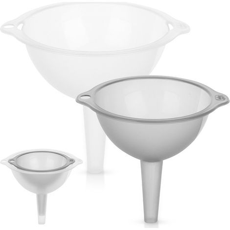Küchentrichter-Set 2 Stück 10/12 cm Trichter für Flaschen und Saftgläser EXCELLENT HOUSEWARE 259705 (1/5)