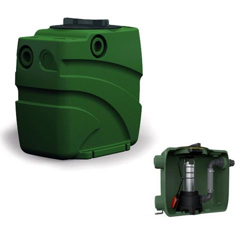 Station de relevage DAB Fekabox 110 – 110 L – Pompe pour eaux usées avec particules solides jusqu'à 50 mm – Rotor à vortex