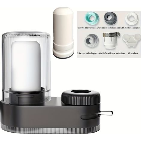 Purificateur d'eau pour robinet à installation facile (Préfiltre pour eau du robinet) – Kit de purification d'eau domestique (1/5)