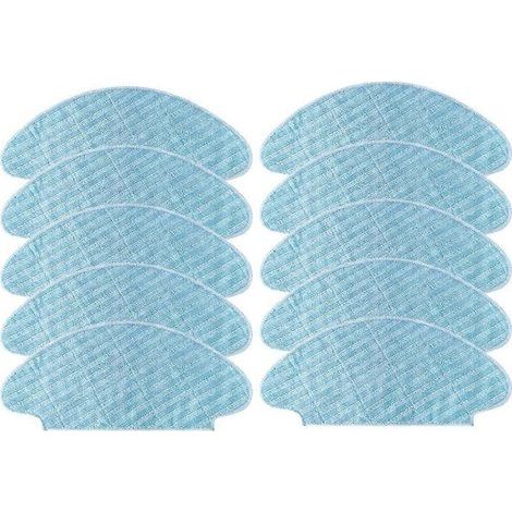 Lot de 10 chiffons de nettoyage pour aspirateur Tefal X-Plorer 45 / RG8275WH : accessoires et lingettes de rechange. (1/5)