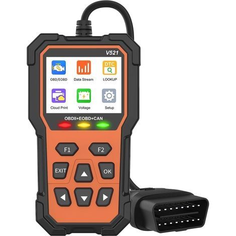 V521 lecteur de code de panne de moteur auto - arrêt OBD2 / eobd tolon (1/5)