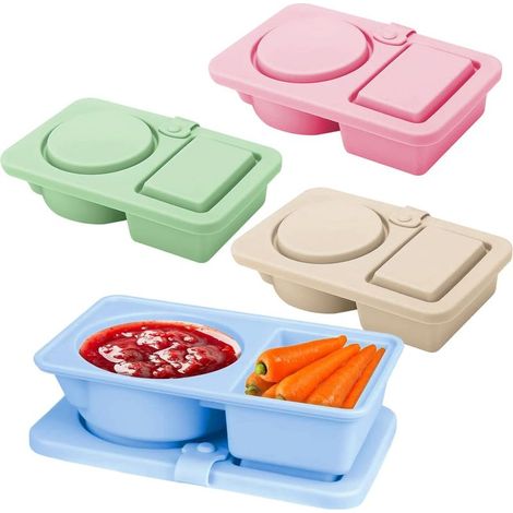 Boîtes de Préparation de Collation,Récipients Repas avec Couvercles 4 (1/5)