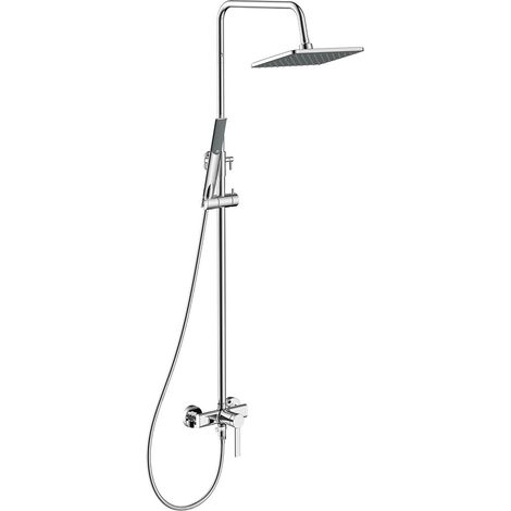 Columna de ducha Pinar cromada con grifo (1/2)