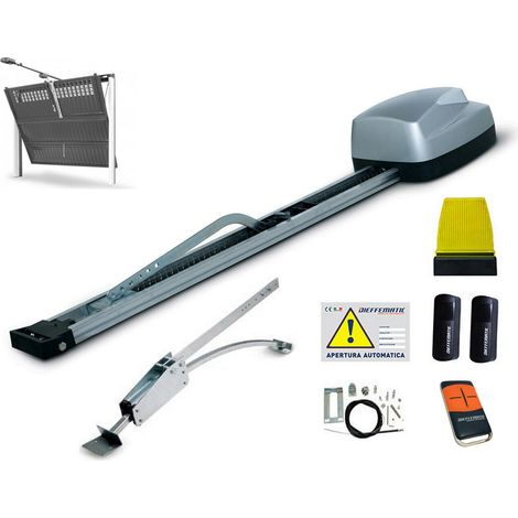 Kit Set Automazione Per Porte Basculanti A Contrappesi 100kg 15mq Con Arco E Acc