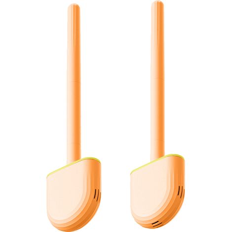 Lot de 2 brosses de toilette, brosse de toilette pour un nettoyage en profondeur-AquaForge (1/5)