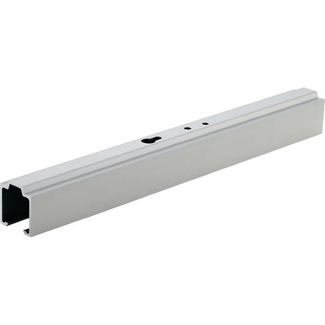Laufschiene 53/73 Aluminium EV1 eloxiert Lagerlänge 2500 mm Wandmontage (1/4)