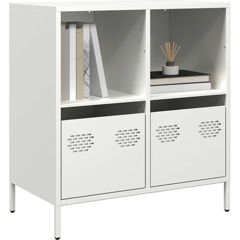 Sideboard White 68x39x73.5 cm Cold-rolled Steel vidaXL (1/5)
