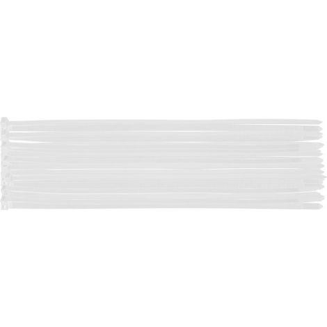 Bridas para cables Extreme de 7,6 × 300 mm, blancas, 50 unidades. (1/5)