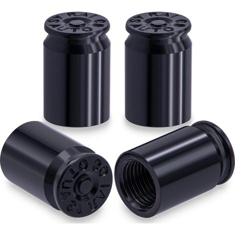 (12 pezzi) Tappo valvola per pneumatici auto - tappo valvola in lega di alluminio - tappo valvola universale antipolvere - auto - SUV - camion - biciclette - motociclette - 12 pezzi (1/4)