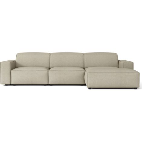 Selsey Sellmo - Ecksofa, Chenille Greige, 287 cm (1/5)