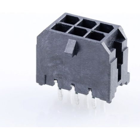 Molex Einbau-Stiftleiste (Standard) Polzahl Gesamt 6 Rastermaß: 3 mm 430450612 1 St. Tray