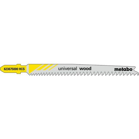 Lames de scie sauteuse universelles pour bois Nutz-L.91mm, dents, programme HCS Z, polies (1/2)
