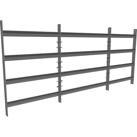 Fenstergitter Einbruchschutz Balkongeländer Stabgeländer 60x100-190CM Stahl Safe Sicherheitsgitter aus Stahl (1/5)