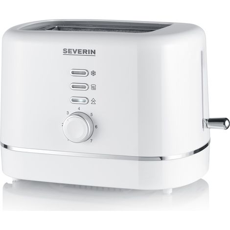 Tostador compacto automático SEVERIN KA4324 850 W 2 ranuras blanco ajuste del nivel de tostado 1-7 (1/5)