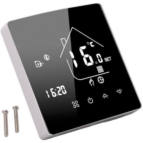 Eosnow Thermostat numérique App commande vocale écran tactile LCD régulateur de température de chauffage électrique Intelligent pour la maison 95-240V (1/4)