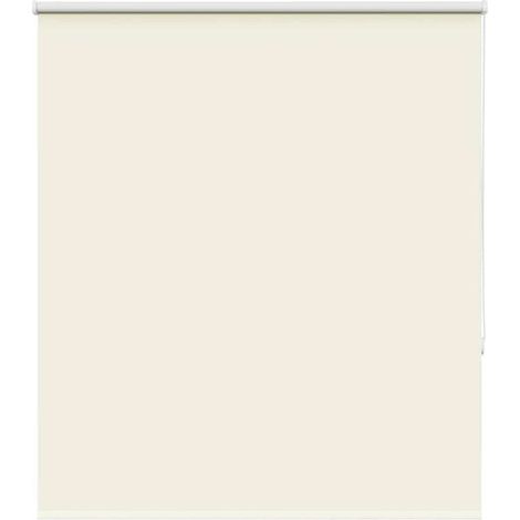 Store enrouleur occultant blanc cassé, largeur du tissu 131,6 cm. (1/5)