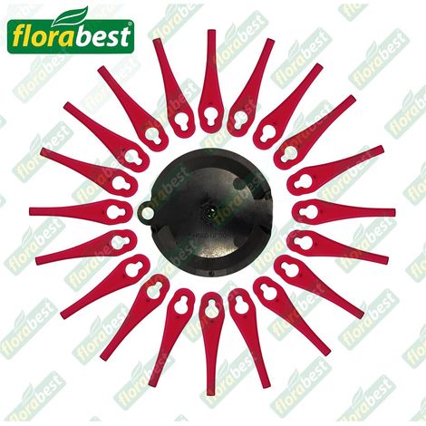 Florabest Rasentrimmer FRTA 20 A1 282271 - 20 Ersatzmesser + 1 Schneidscheibe (1/2)