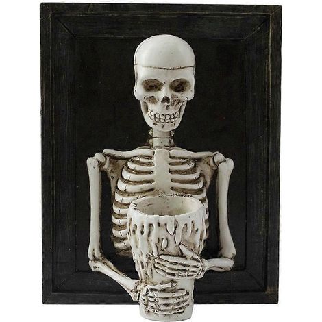 Cadre Photo Halloween Effrayant avec Support Bougie, Décoration pour Anniversaire et Nouvel An (1/4)