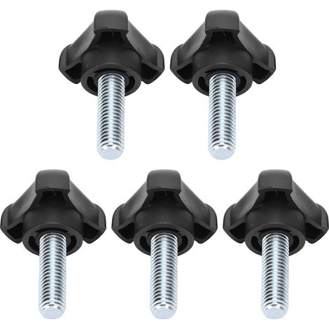 Bouton de Serrage Triangulaire M10 30mm - Lot de 5 Pièces pour Poignée et Vis en Plastique (1/5)