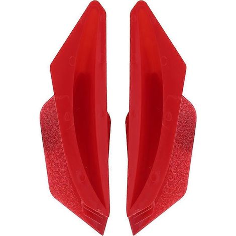 Ailerons aérodynamiques pour moto, ailerons de spoiler universels, accessoire de modification rouge (1/5)