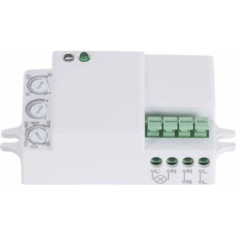 Capteur de mouvement Move Iii Ip44 Blanc 6x3,5x2,5 Entre 180º et 360º