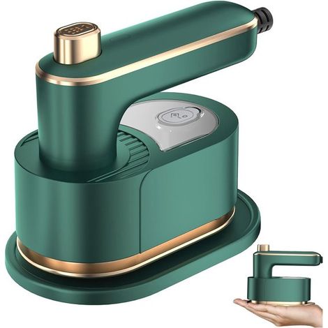 Miniplancha de viaje compacta: plancha de vapor ligera con depósito de agua de 50 ml. (1/5)