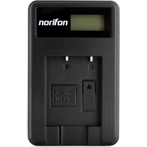 EN-EL19 LCD USB Chargeur pour S33, S7000, S6900 Compatible avec S2800, S100, S3100, S4100, S4300, S5200, S6500 (1/5)