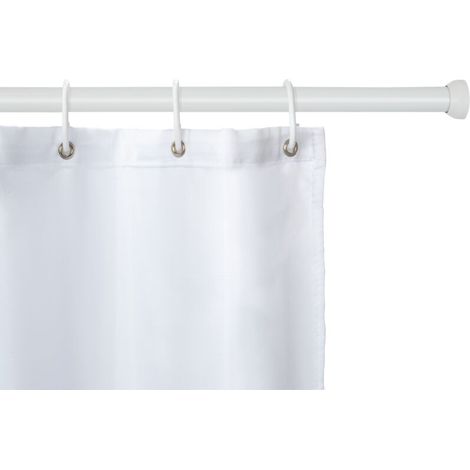 Barre de Douche Télescopique Epais 20 mm Blanc 70-115 cm - 19211100