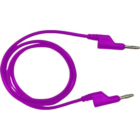 Cordons de test RS PRO, Pourpre, 10A, 1000V, long. 2m ( Prix pour 1 )