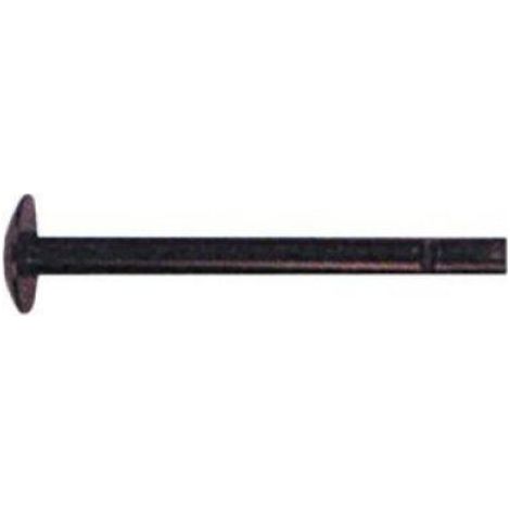 Torbel Schlagknopf schwarz behandelter Stahl 7x80 mm