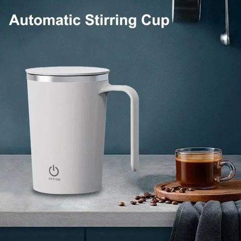 Tasse à café électrique - MOOHOP - 380ML - Acier inoxydable - Mélange automatique - USB rechargeable (1/4)