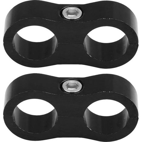 Adaptateur de montage universel pour collier de serrage de séparateur de tuyau en aluminium AN10 - Support de montage pour collier de serrage de séparateur de tuyau AN10 (1/5)