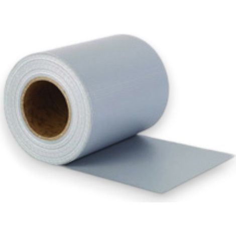 Striscia ombreggiante pvc altezza 19 cm lunghezza 35 metri con 20 clips incluse per recinzioni giardino -  Grigio chiaro (1/5)