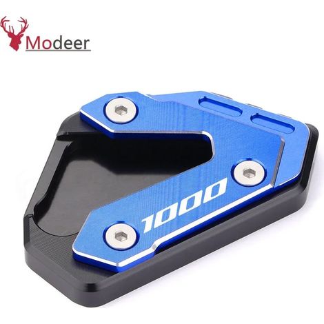 (1000 Bleu) Extension de béquille latérale pour moto, compatible avec Suzuki GSXR 600, GSX-R 750, GSX R 1000 et 1000R Maxpower. (1/4)