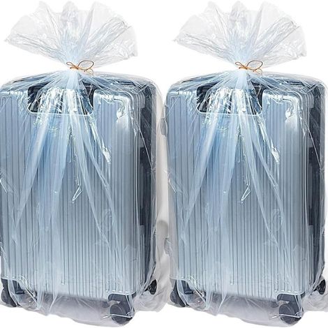 Sacs de rangement extra-larges en plastique transparent 5 pièces 100 x 150 cm – protection anti-poussière pour bagages, valises, meubles, consolateurs et chaises (1/5)
