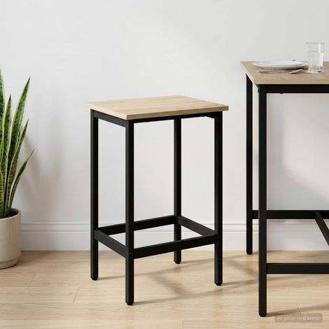 vidaXL Taburete de bar Roble Sonoma 40 x 32 x 64 cm (1/5)