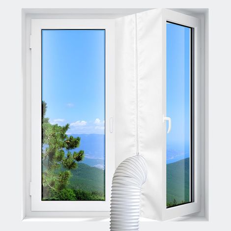 Calfeutrage Fenetre Climatiseur 500CM Kit de Calfeutrage Baie Vitrée (1/5)