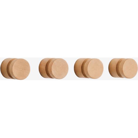 Set di 4 appendiabiti da parete in legno Eldra SKLUM             (1/5)