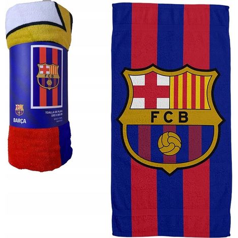 Grande telo mare FC Barcelona 180 x 100 cm Lewandowski happy holiday (1/2)